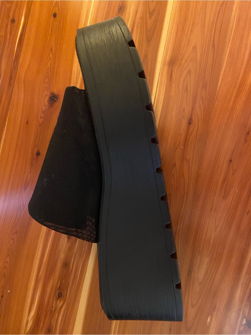 Steve Madden Black Platform Slide Mules - Picture 4 of 4
